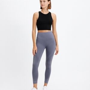 SWEAT AND MILK Ultra High Waisted Postpartum legging 25'' Gray blue Women's S